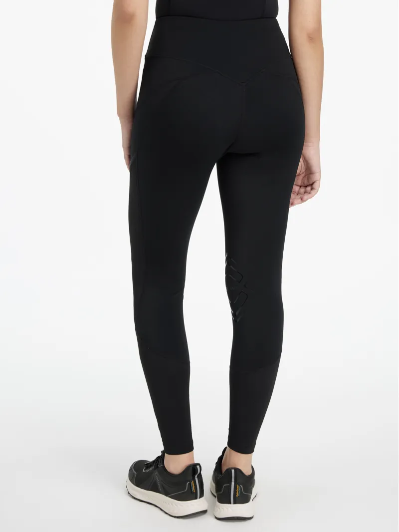 LeMieux Lydia Mesh Leggings Ladies in Black-3