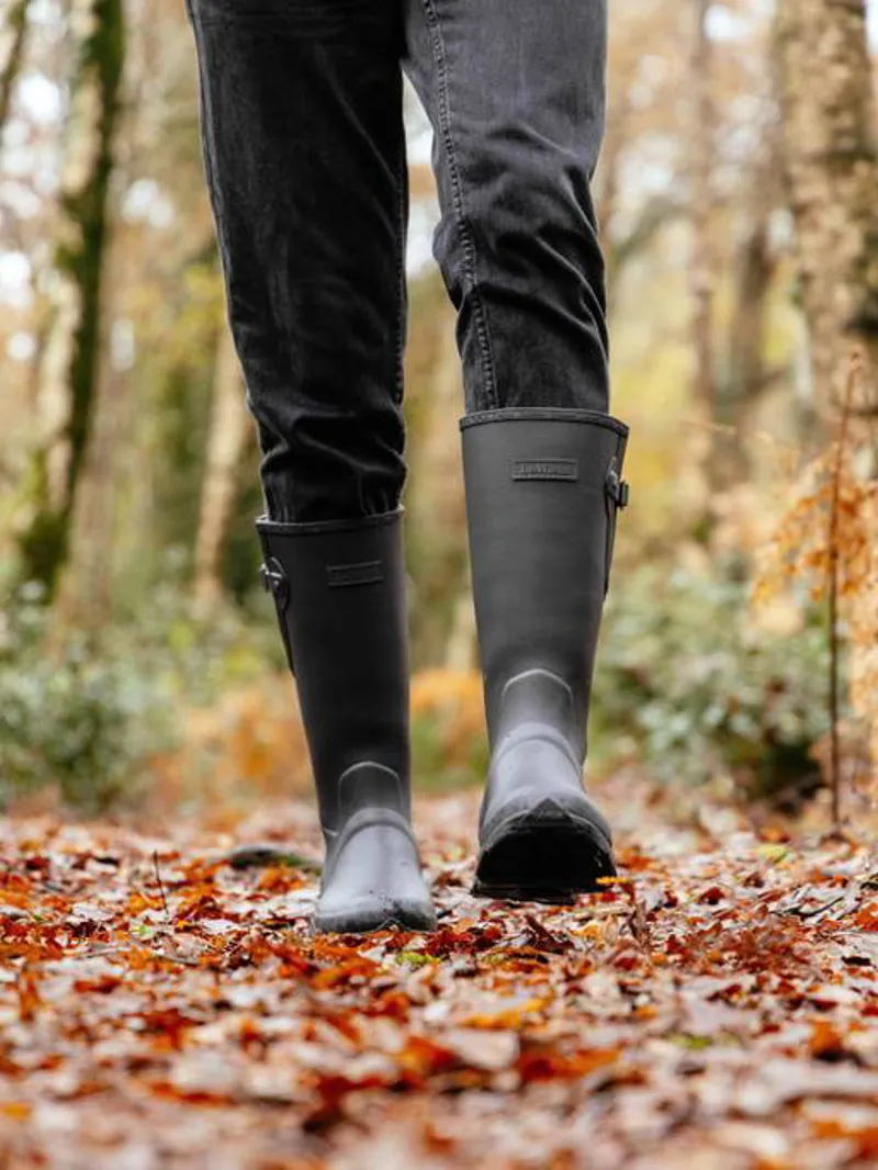 LeMieux Ultra Stride Wellington Boots Mens in Black-4