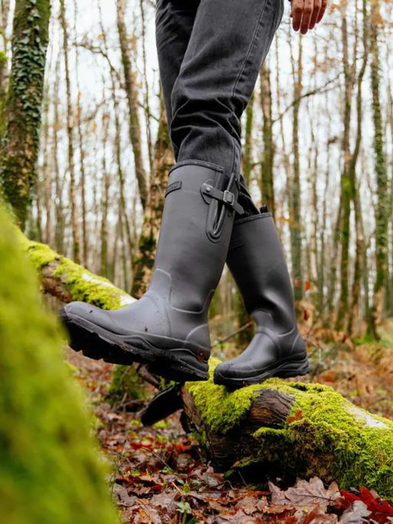 LeMieux Ultra Stride Wellington Boots Mens in Black-5
