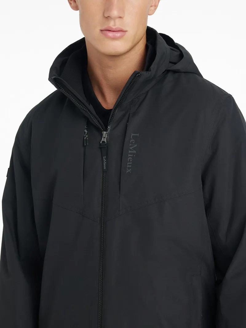 LeMieux Waterproof Team Jacket Mens in Black-2