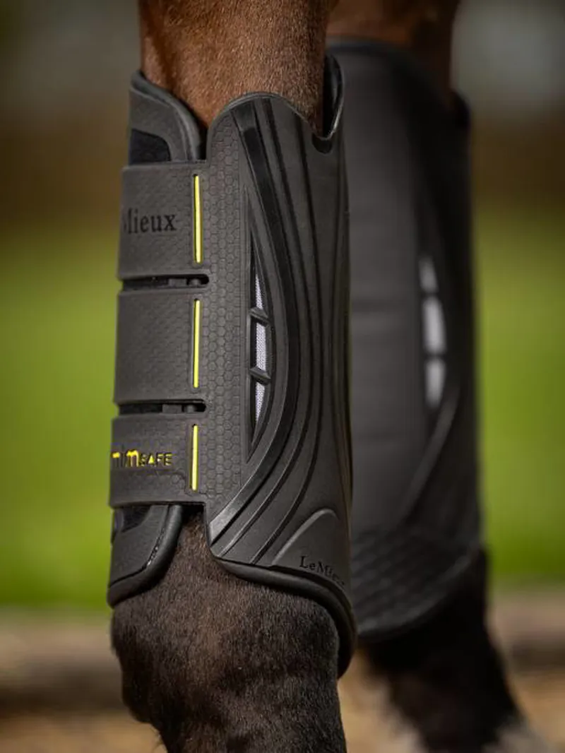 LeMieux MIMsafe XC Boot Hind in Black-2
