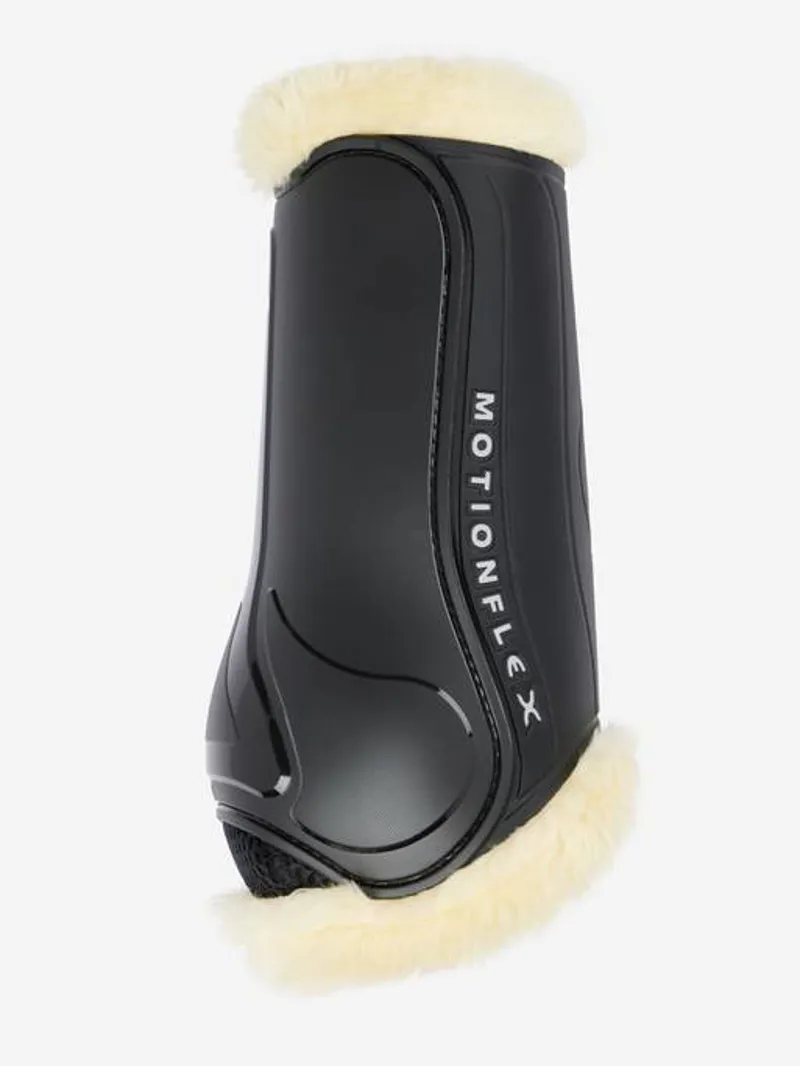 LeMieux Motionflex Dressage Boot with Fleece Edge in Black-3