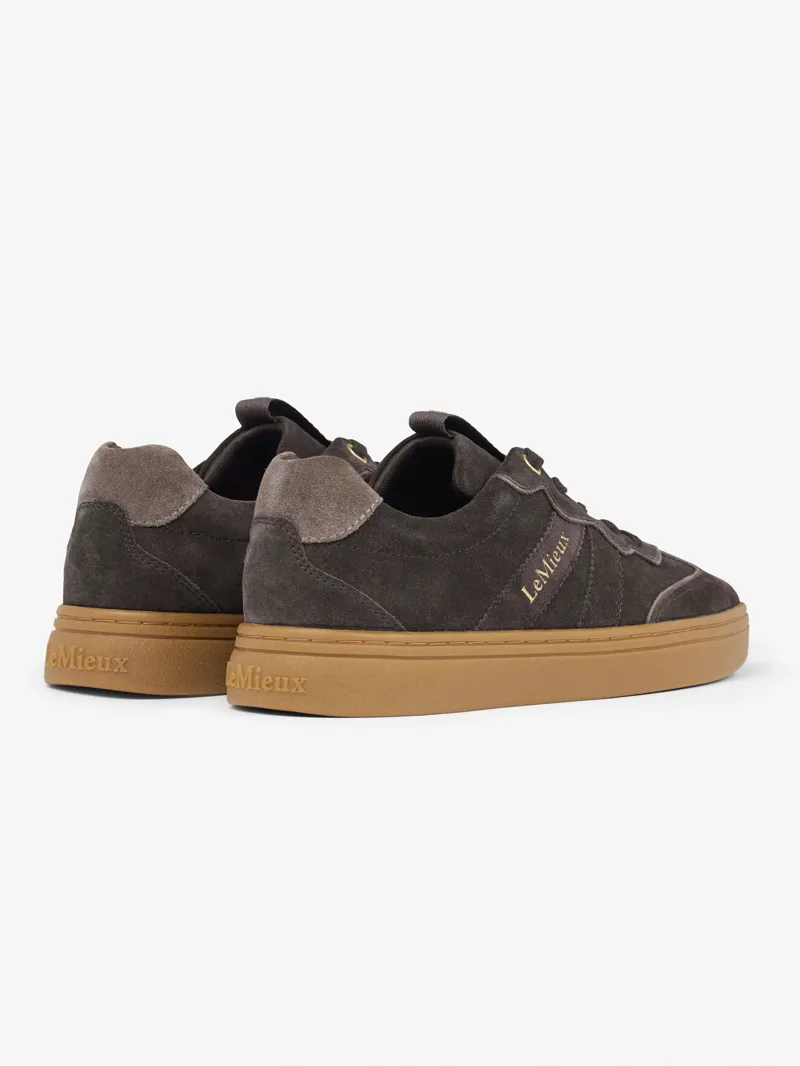 LeMieux Stockbridge Suede Trainers Ladies in Cocoa-5