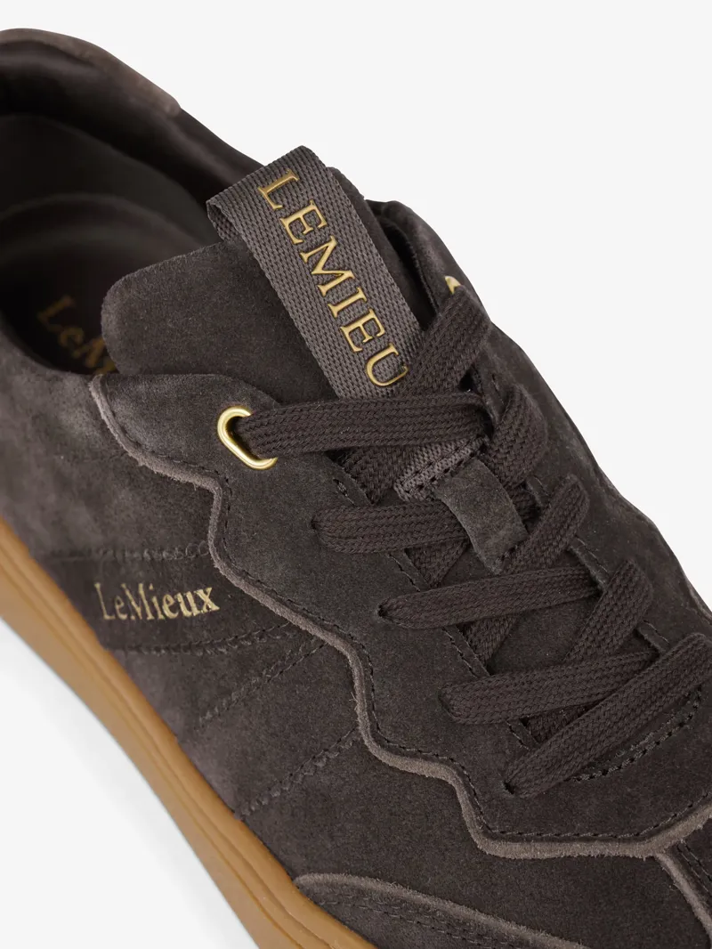 LeMieux Stockbridge Suede Trainers Ladies in Cocoa-6