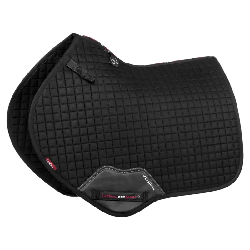 LeMieux Suede Close Contact Saddle Pad in Black