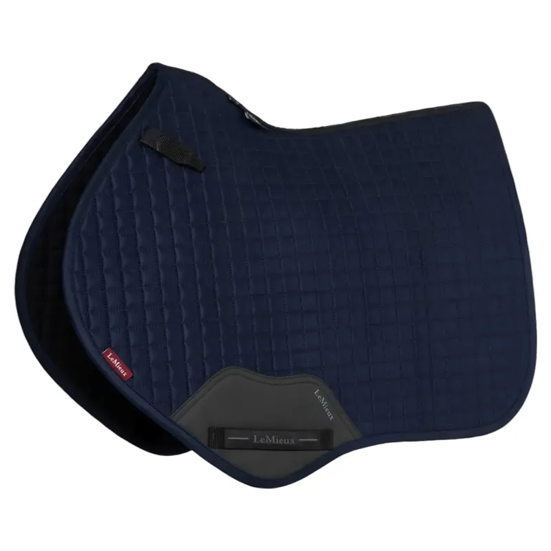 LeMieux Suede Close Contact Saddle Pad in Navy