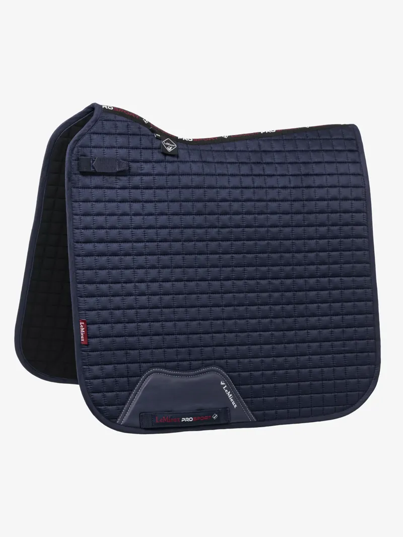 LeMieux Classic Suede Dressage Square in Navy