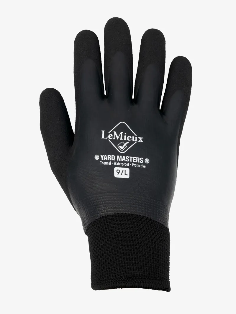LeMieux Thermal Work Gloves in Black