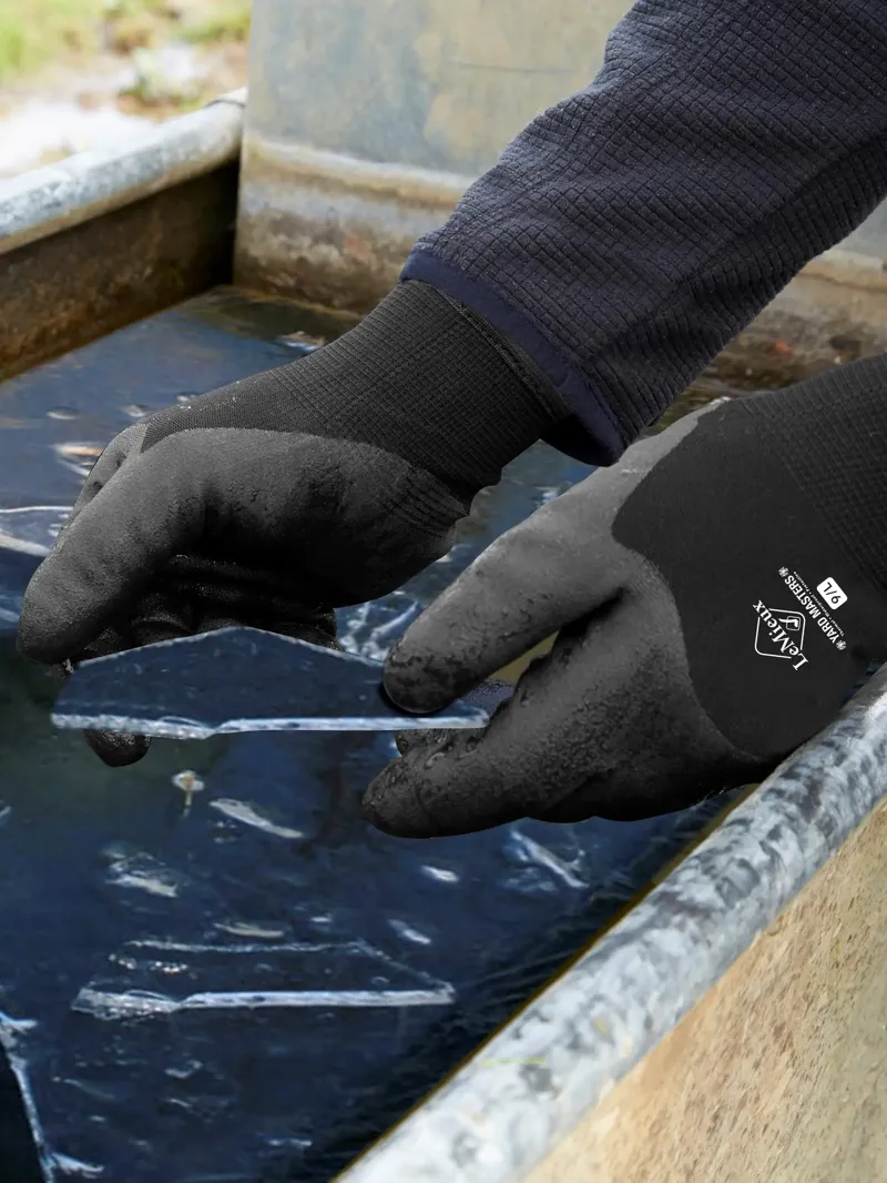 LeMieux Thermal Work Gloves in Black-1