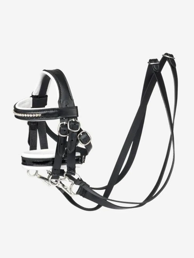 LeMieux Toy Pony Double Bridle in Black