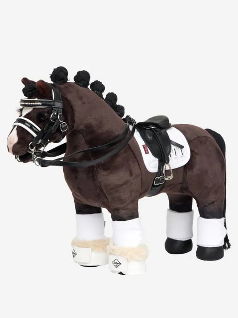 LeMieux Toy Pony Dressage Pad in White-1