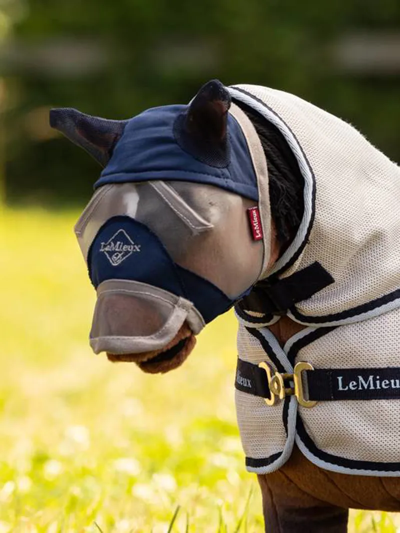 LeMieux Toy Pony Fly Mask in Navy-2