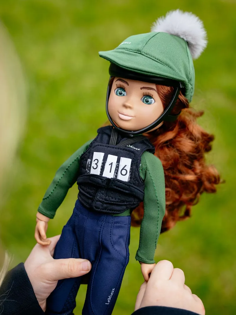 LeMieux Toy Rider Body Protector and Number Bib in Black-3