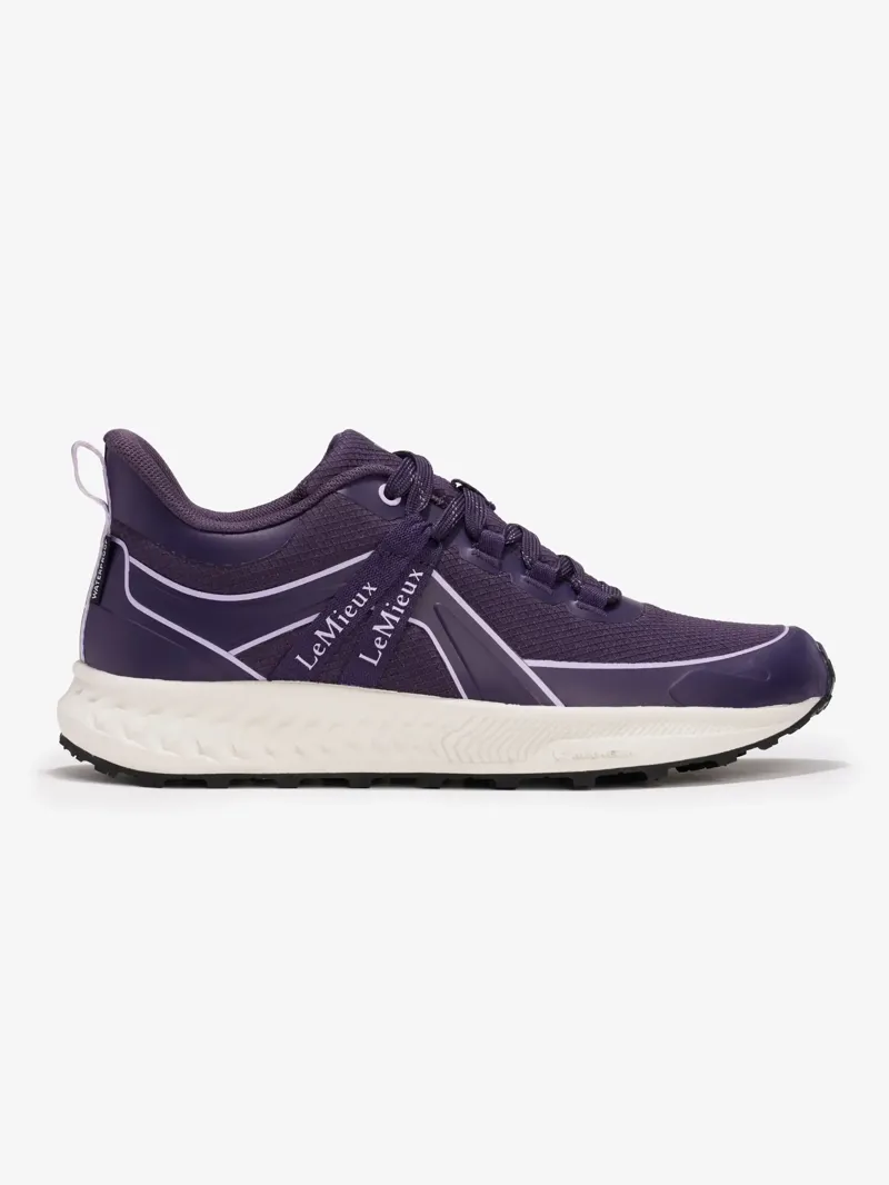 LeMieux Trax Viva Waterproof Trainer in Juniper and Lilac-2