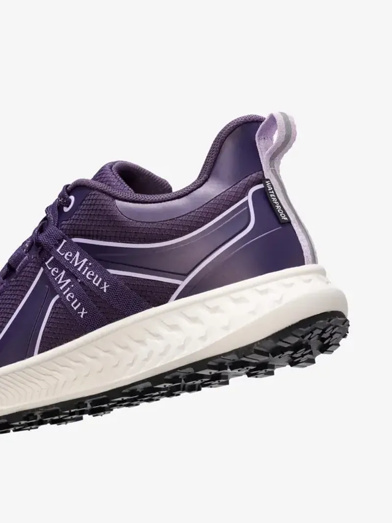 LeMieux Trax Viva Waterproof Trainer in Juniper and Lilac-2