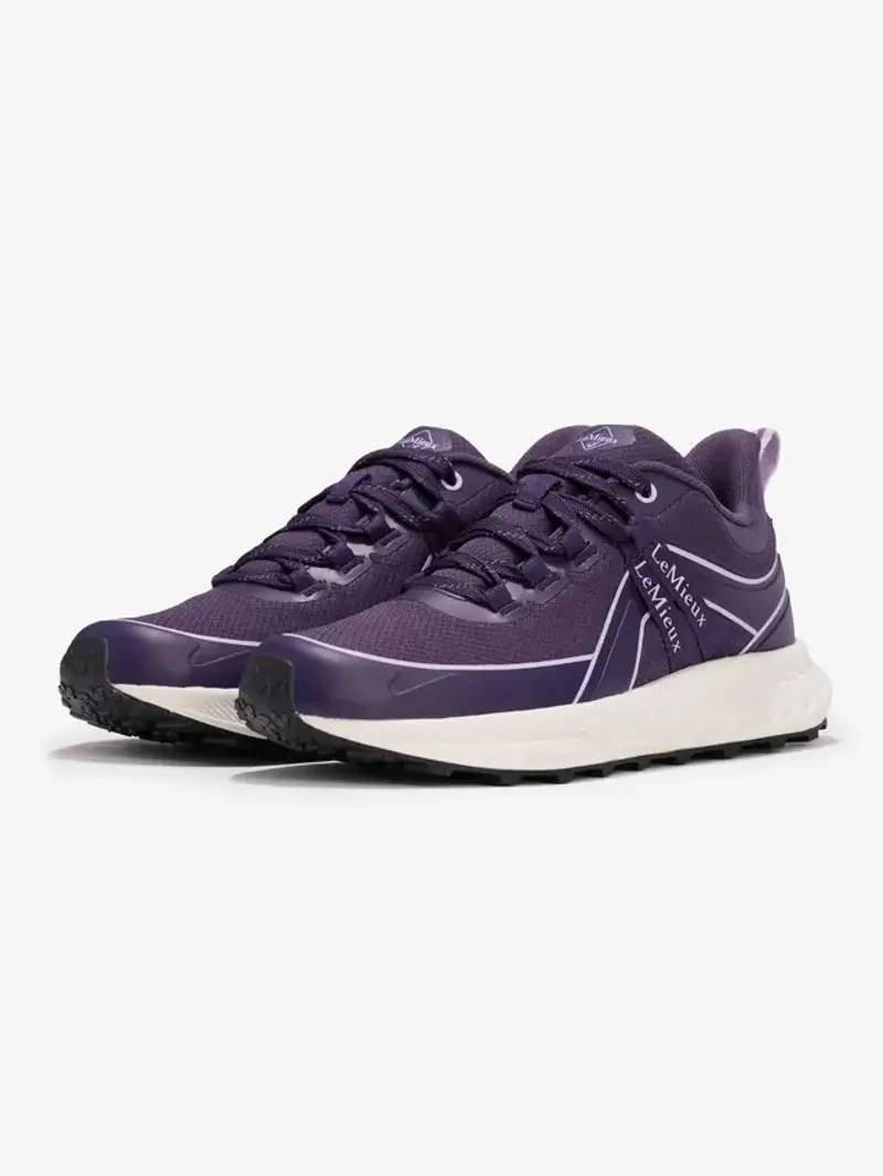 LeMieux Trax Viva Waterproof Trainer in Juniper and Lilac