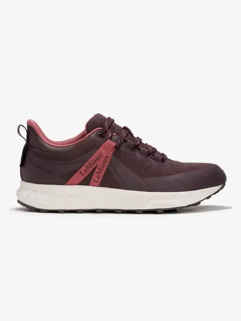 LeMieux Trax Viva Waterproof Trainer in Damson-2