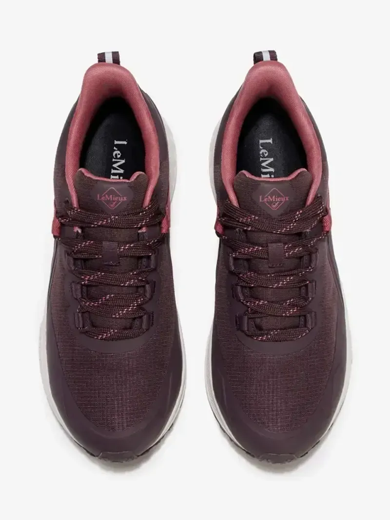 LeMieux Trax Viva Waterproof Trainer in Damson-4
