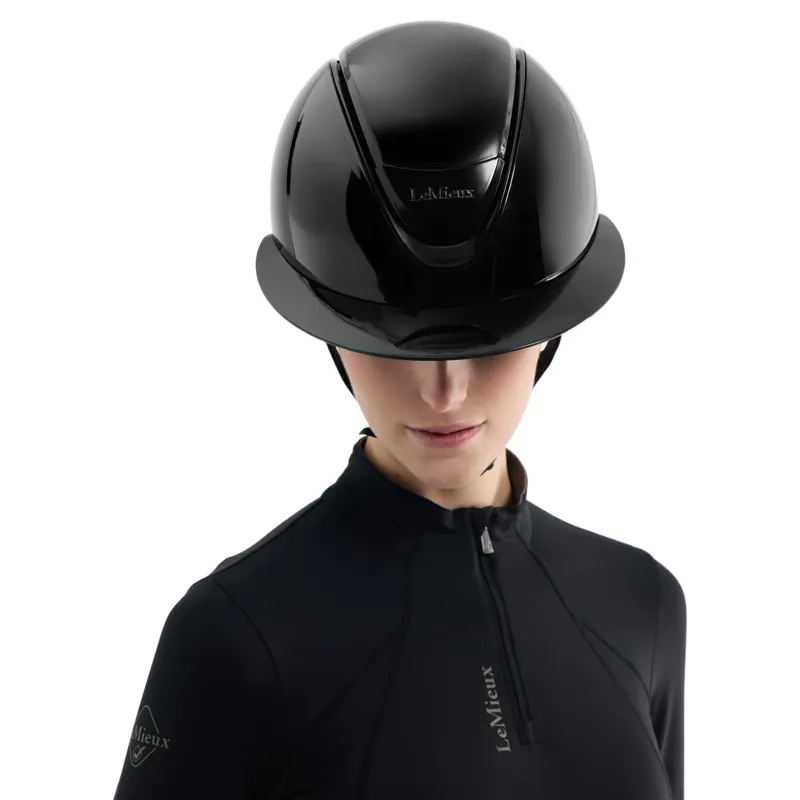LeMieux Verv Competition Helmet Gloss in Black