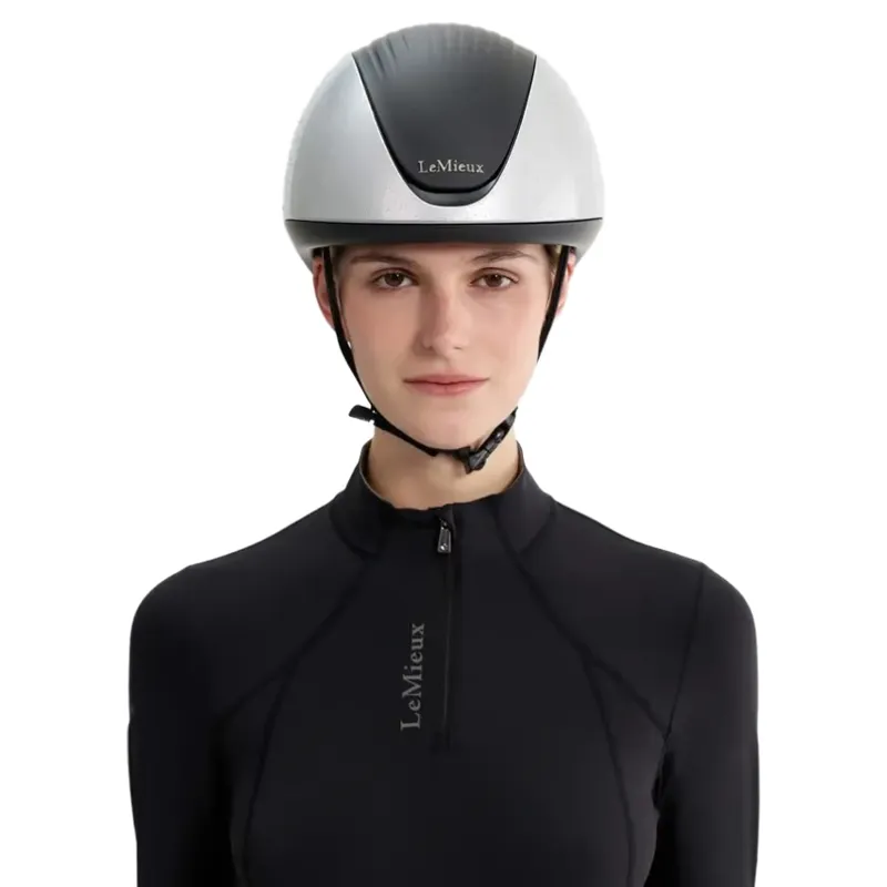 LeMieux Vexa Skull Cap Helmet in Silver