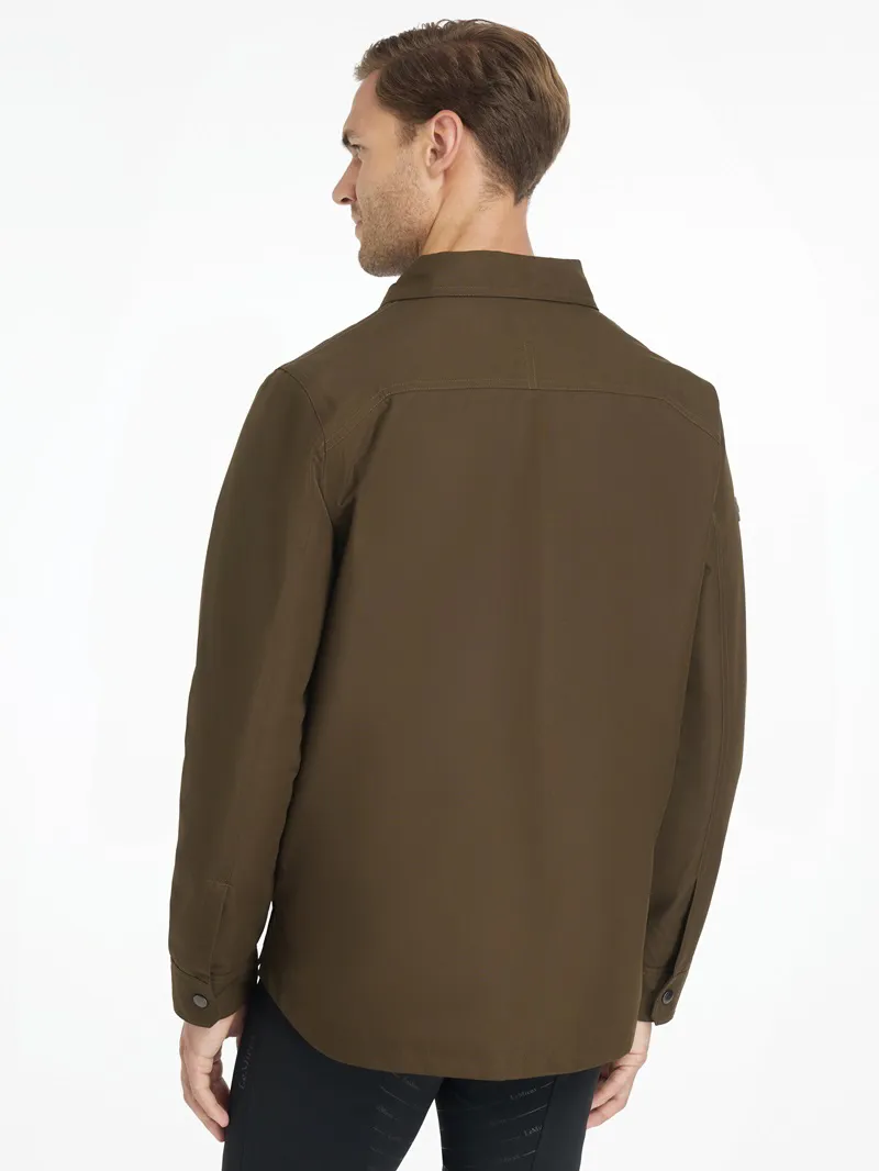 LeMieux Showerproof Shacket Mens in Alpine-3