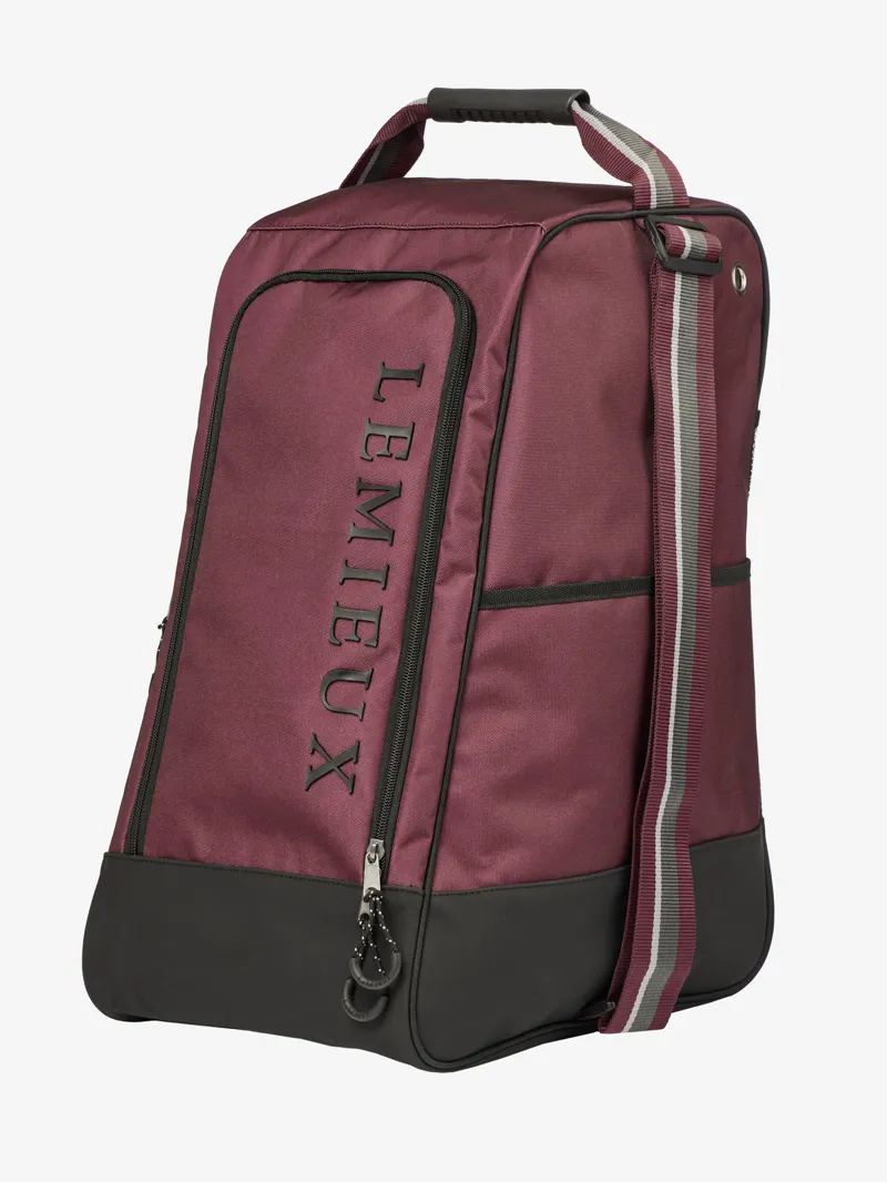 LeMieux Elite Wellington Boot Bag in Burgundy