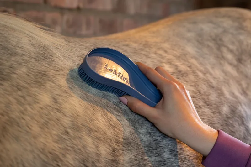 LeMieux Wizard Brush Trio in Powder Blue/Grey/Mallow-1