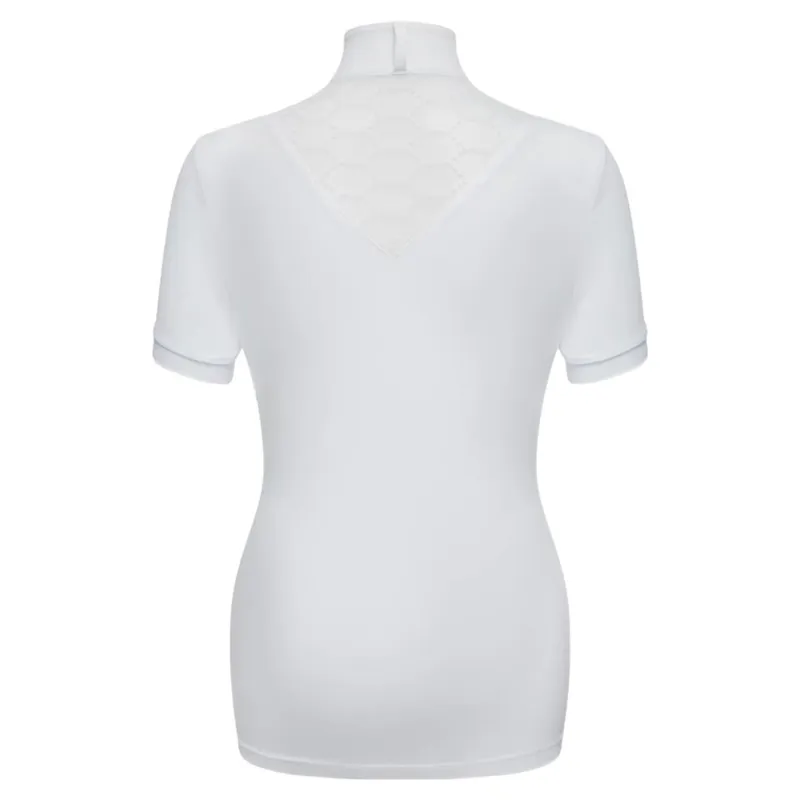 LeMieux Young Rider Eva Short Sleeve Show Shirt - White-4