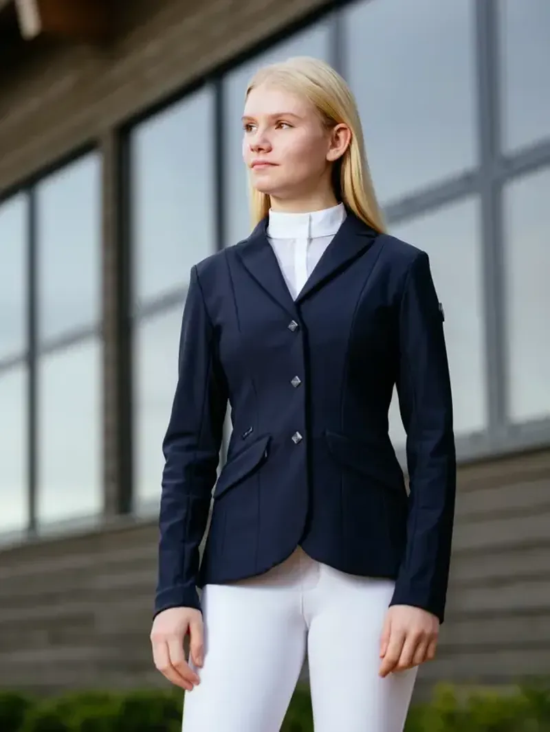LeMieux Young Rider Kennedy Show Jacket in Navy-3