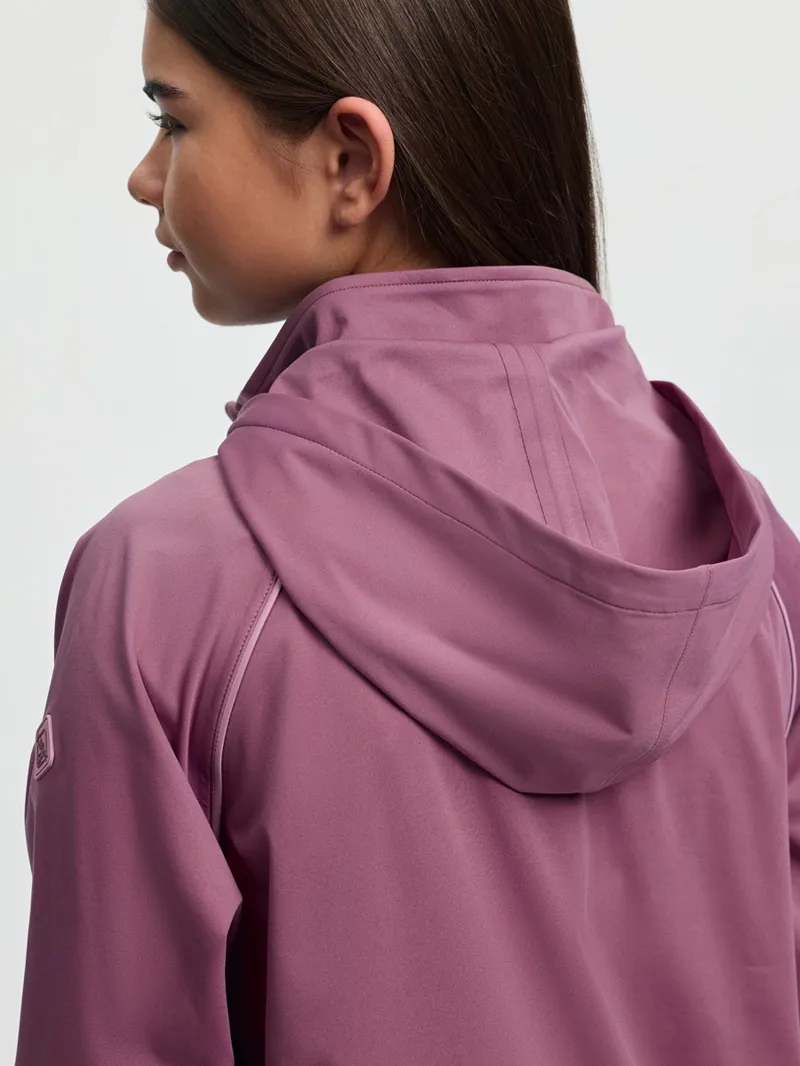 LeMieux Young Rider Paige Quarter Zip Waterproof Jacket in Mallow-8