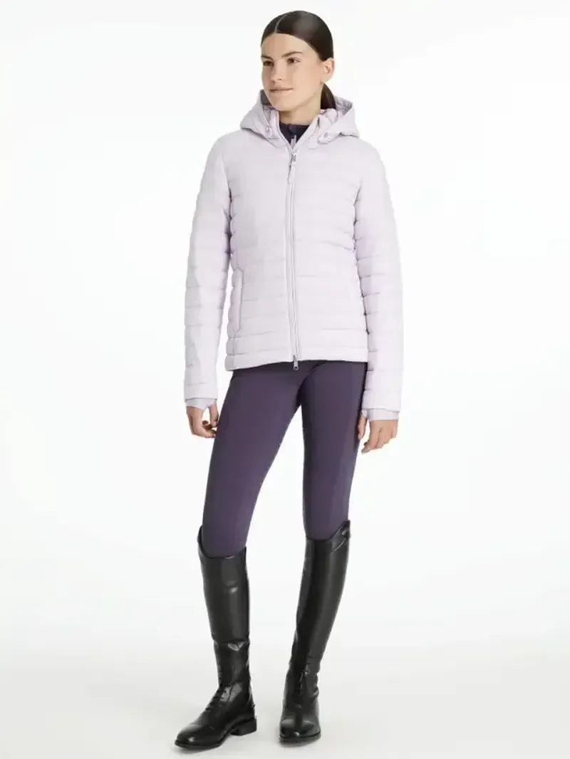 LeMieux Young Rider Ruby Puffer Jacket in Lilac-2