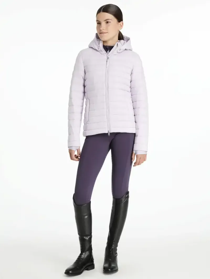LeMieux Young Rider Ruby Puffer Jacket in Lilac-1