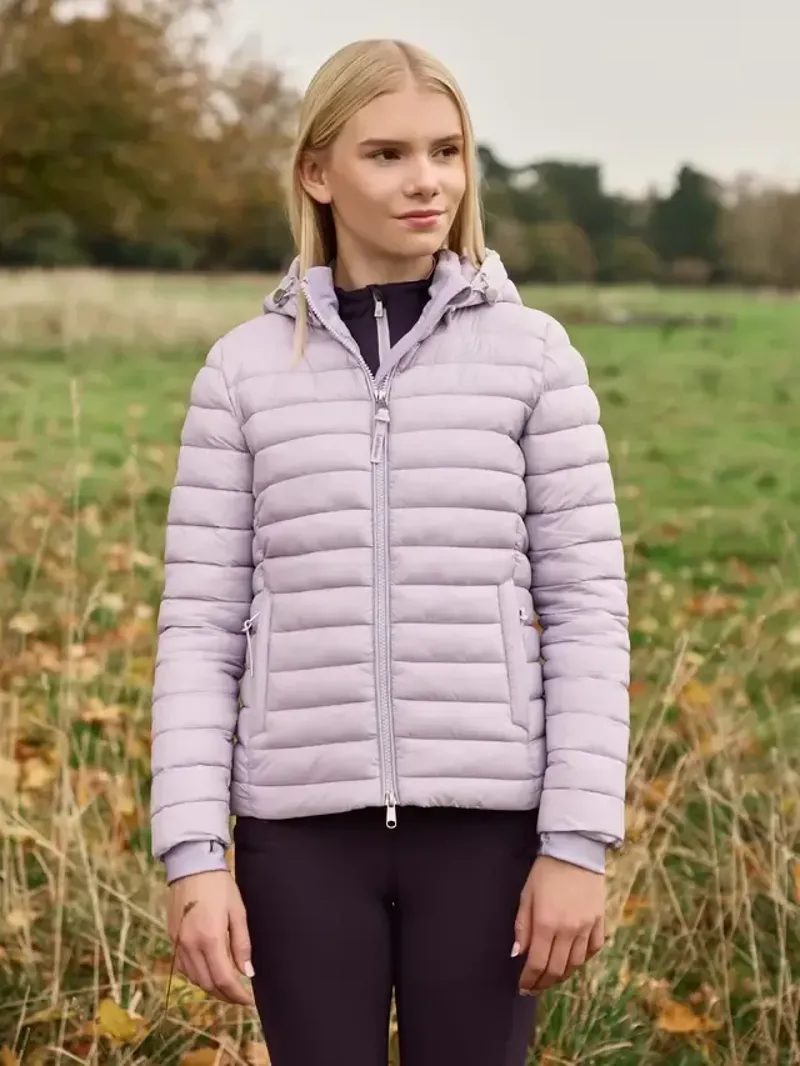 LeMieux Young Rider Ruby Puffer Jacket in Lilac-5