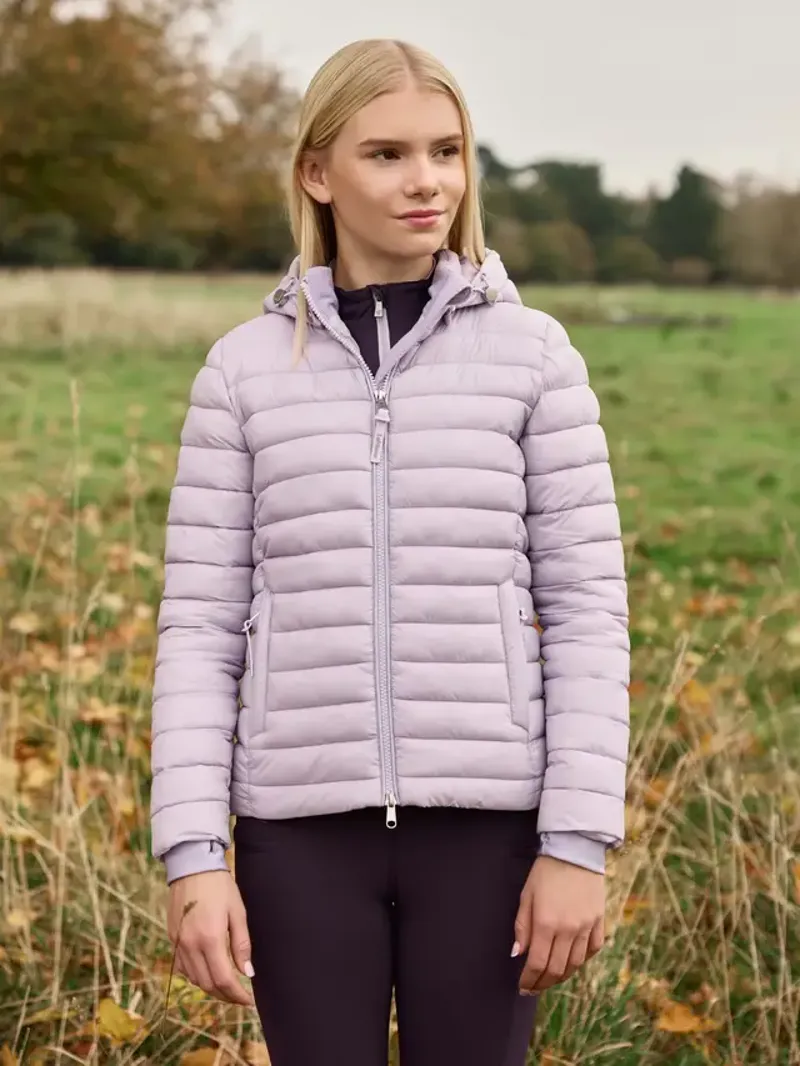 LeMieux Young Rider Ruby Puffer Jacket in Lilac-4