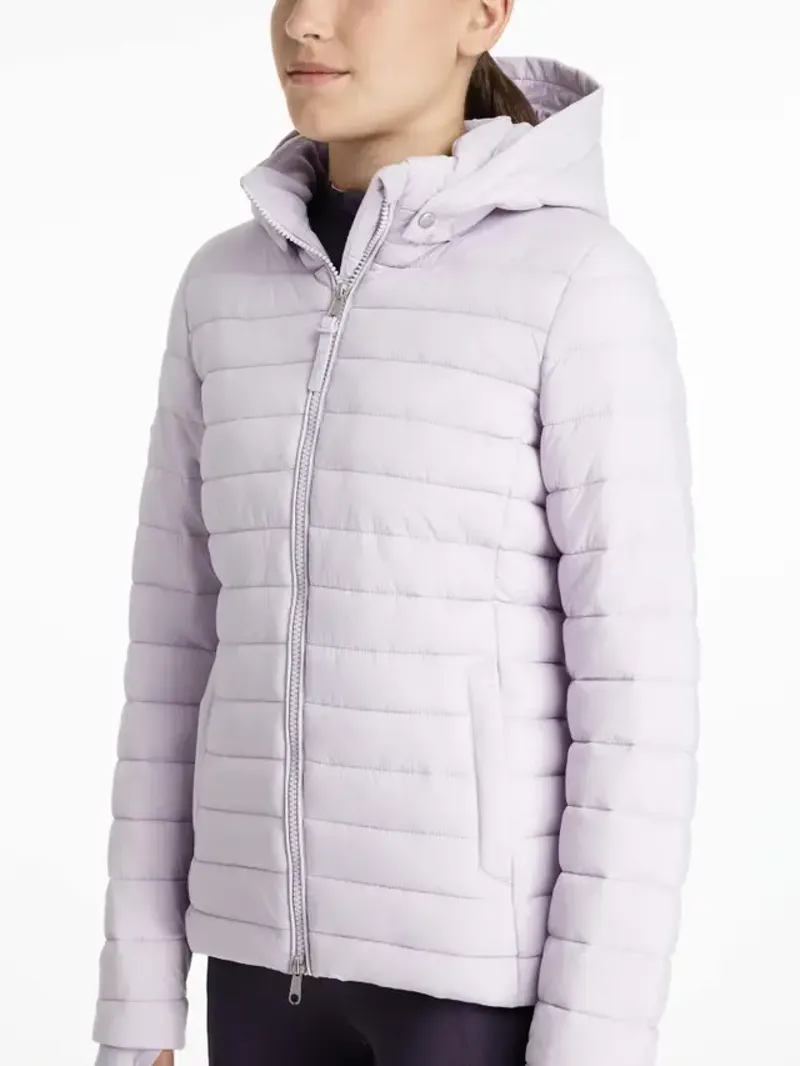 LeMieux Young Rider Ruby Puffer Jacket in Lilac-2