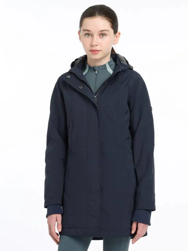 LeMieux Skye Waterproof Coat Young Rider in Navy