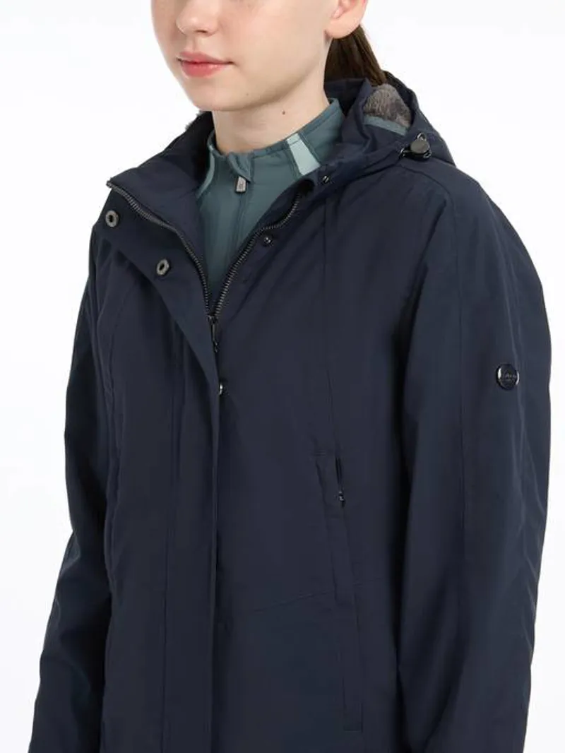 LeMieux Skye Waterproof Coat Young Rider in Navy-2