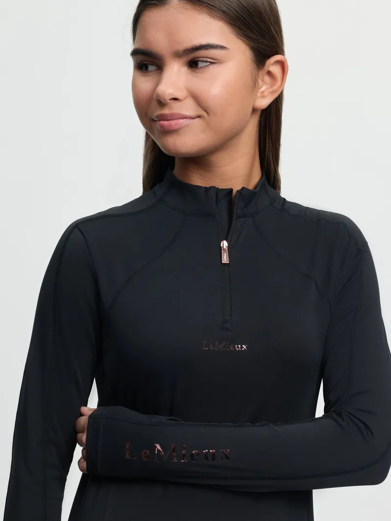 LeMieux Young Rider Sparkle Base Layer in Black-2