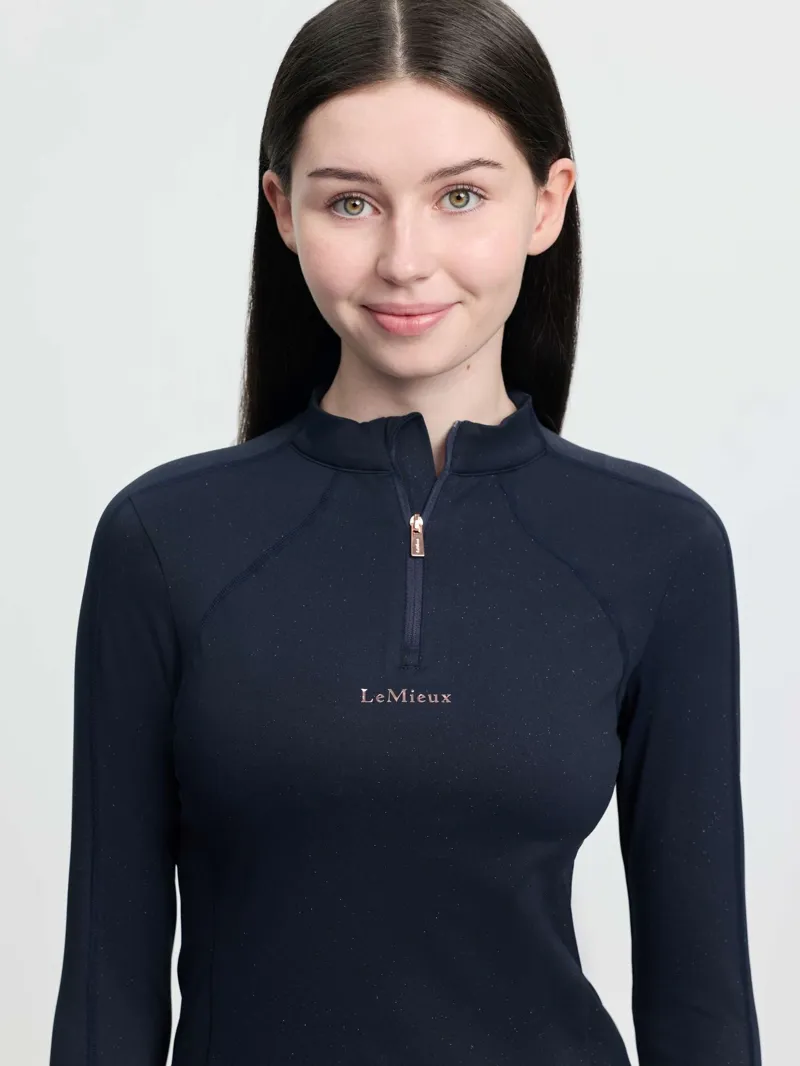 LeMieux Young Rider Sparkle Base Layer in Navy-5