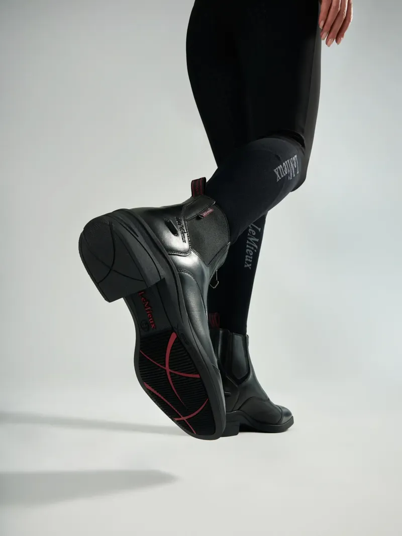 LeMieux Zip Paddock Boot Adults in Black-2