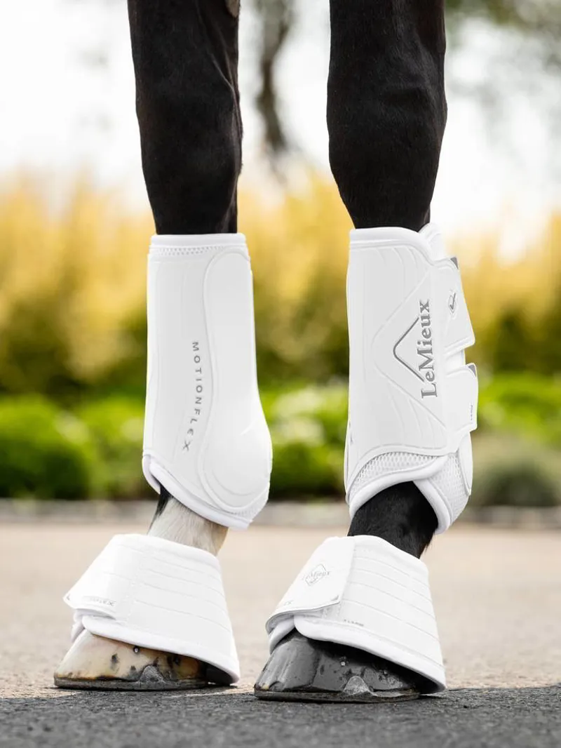 LeMieux Motionflex Dressage Boot in White-4