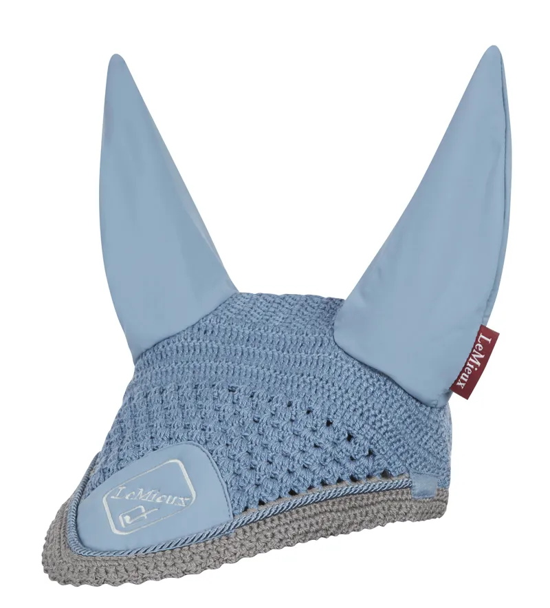 LeMieux Classic Fly Hood in Ice Blue and Grey