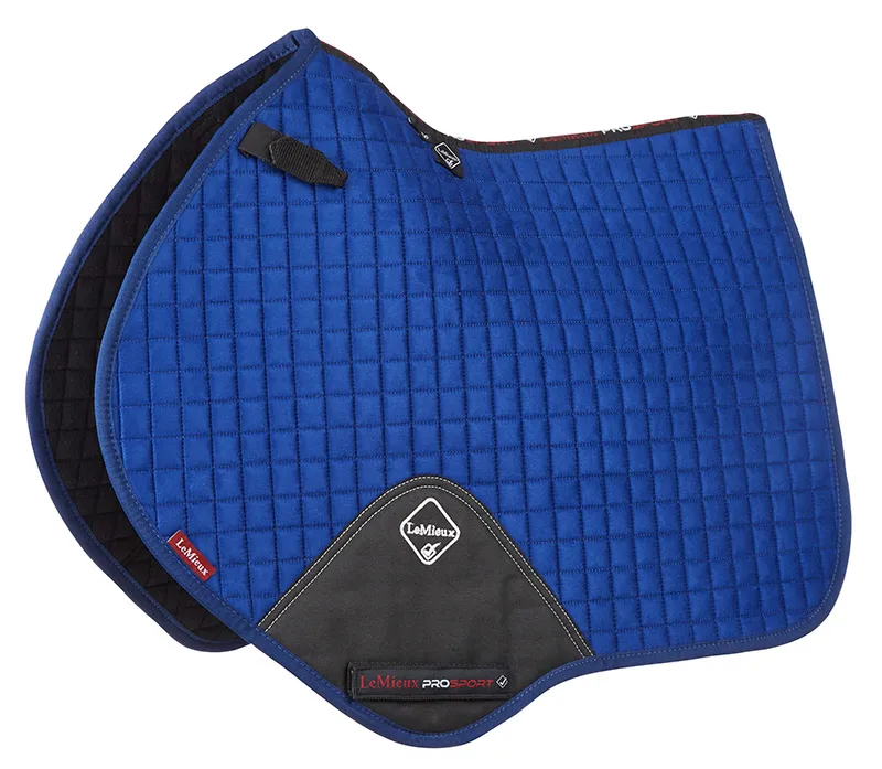 LeMieux Close Contact Suede Pad in Benetton Blue