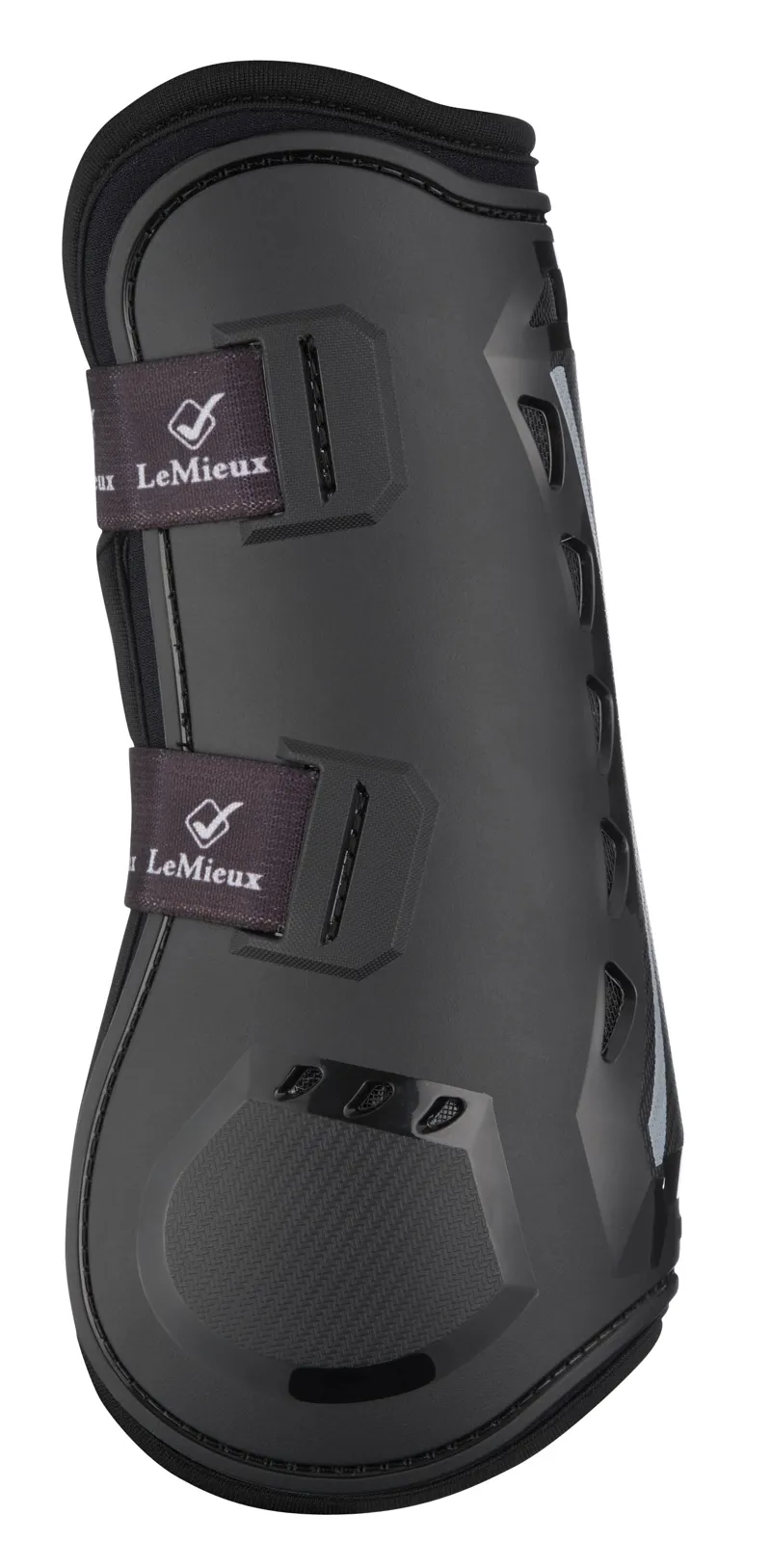 LeMieux Impact Responsive Gel Tendon Boots in Black-4