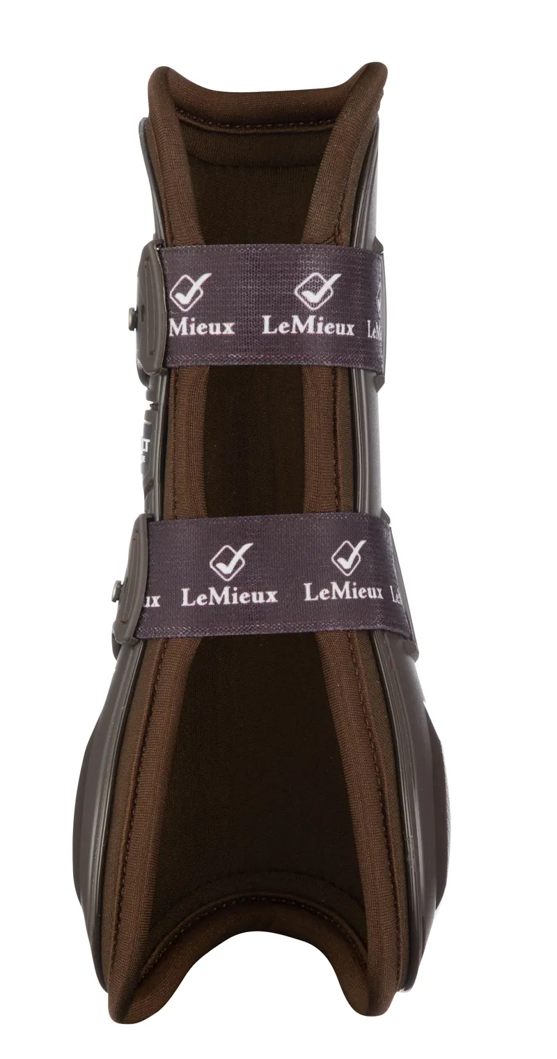 LeMieux Impact Responsive Gel Tendon Boots in Brown-1