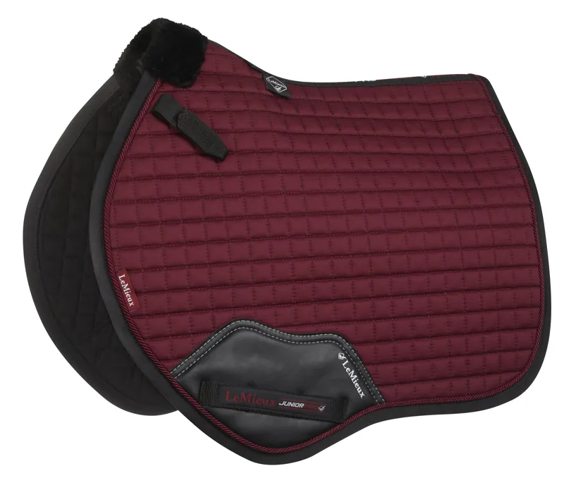LeMieux Junior Pro GP/Jump Square in Burgundy