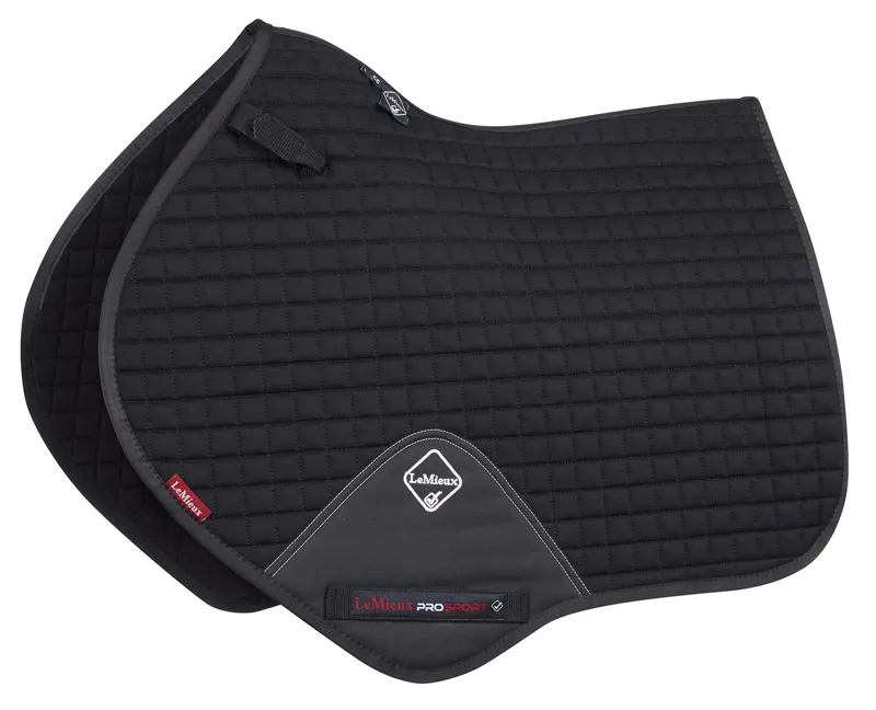 LeMieux Cotton Close Contact Square in Black