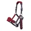 LeMieux Vogue Fleece Headcollar and Leadrope in Burgundy and Navy