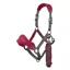LeMieux Vogue Fleece Headcollar and Leadrope in Mulberry and Grey