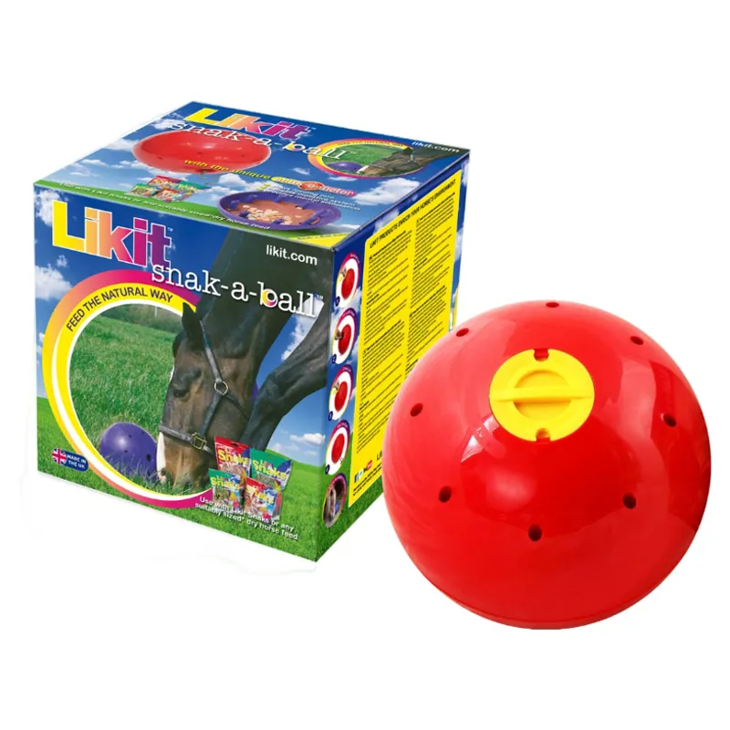 Likit Snak-a-Ball in Red 
